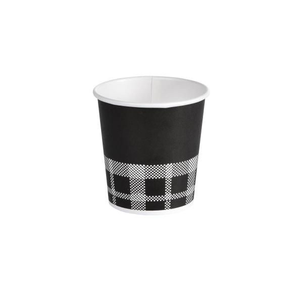 Becher Izza schwarz 12 cl Weiß, 1620 Stk/Krt (36 x 45 Stk)
