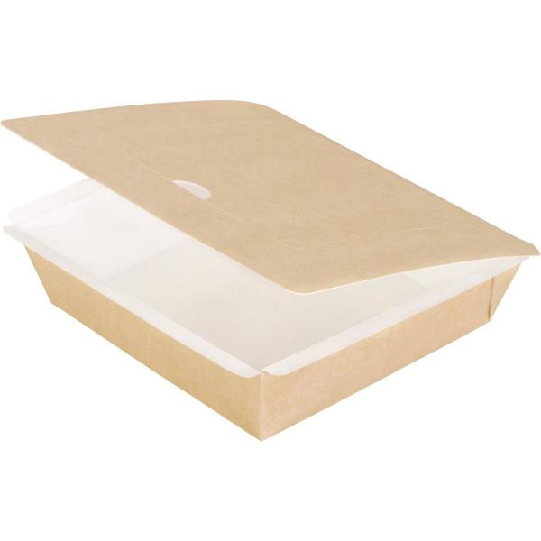 Pappbox quadratisch, L 165 x 165 x 45 mm Braun ungeteilt, 250 Stk/Krt (1 x 250 Stk)