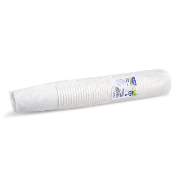 Pappbecher weiß Ø80mm 330ml `ML: 0,3L/10oz` [50 St.]