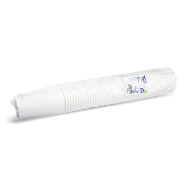 Pappbecher weiß Ø90mm 510ml `XL: 0,4L/16oz` [50 St.]