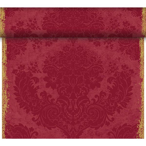 Dunicel® Tête-à-Tête-Tischläufer 0,4 x 24 m Royal Bordeaux, 4 Stk/Krt (4 x 1 Stk)