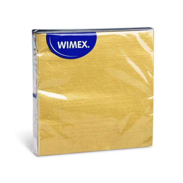 Serviette (PAP FSC Mix) 3-lagig gold 33 x 33 cm [20 St.]