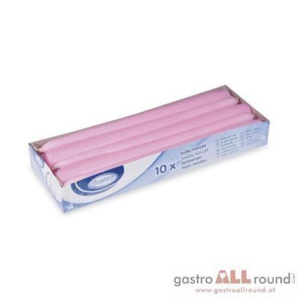 Spitzkerze 245 mm rosa 