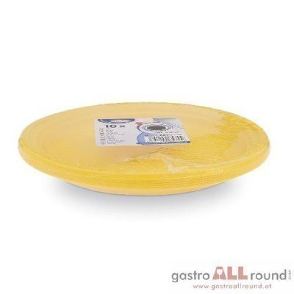 Teller gelb (PS)  22 cm 