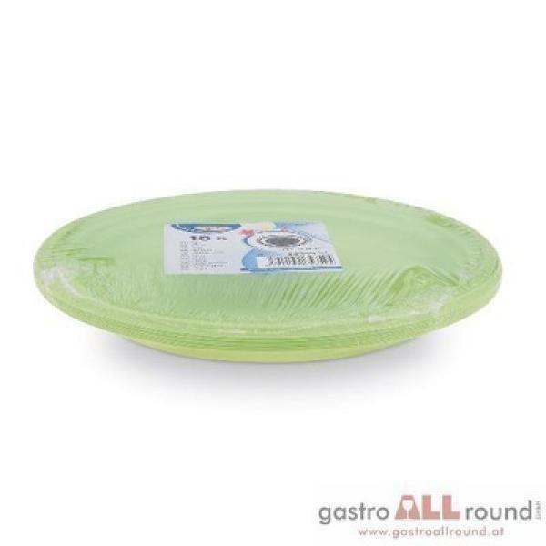Teller gelbgrün (PS)  22 cm 