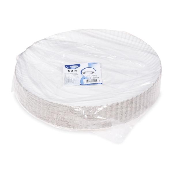 Pappteller (PAP-Recy) tief weiß Ø29cm [50 St.]