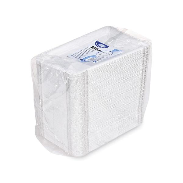 Pappteller (PAP-Recy) weiß 13 x 20 cm [250 St.]