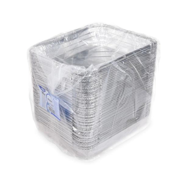 Schale (ALU) Gastro eckig 320 x 260 x 60 mm 3500ml `1/2` [50 St.]