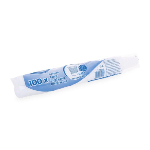 Trinkbecher (PP) weiß Ø70mm 180ml [100 St.]