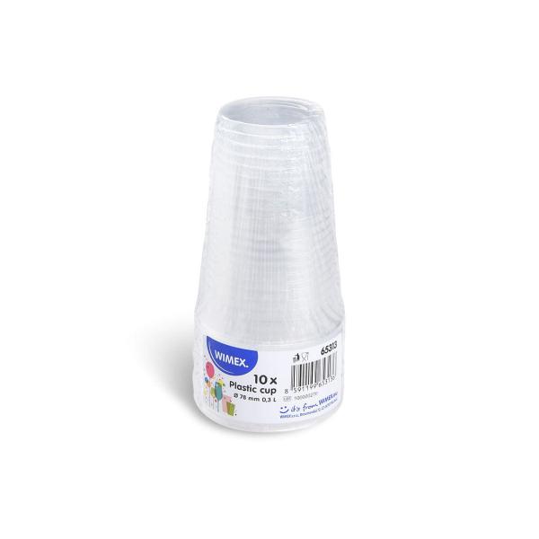 Trinkbecher (PP) klar Ø78mm 0,3L [10 St.]