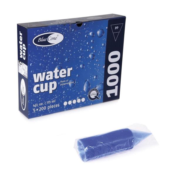Wasserbecher (PP) Blue Cone Ø70mm 115ml [1000 St.]
