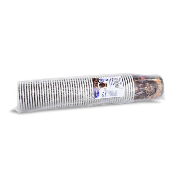 Pappbecher "Coffee to go" Ø80mm 280ml `M: 0,2L/8oz` [50 St.]