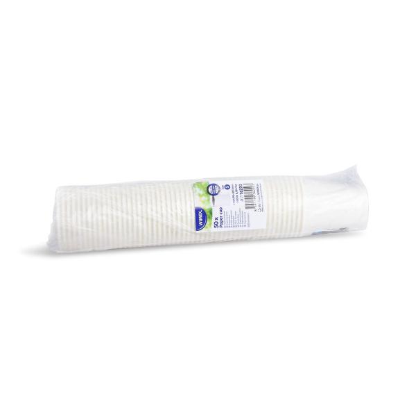 Pappbecher weiß Ø73mm 200ml `S: 0,18L/7oz` [50 St.]