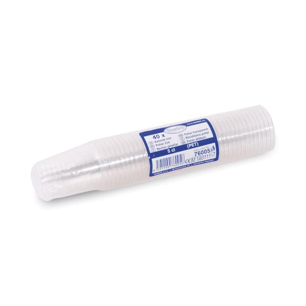 Becher (rPET) glasklar Ø48mm 2cl/4cl/5cl [40 St.]