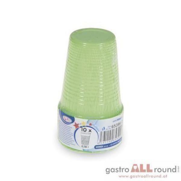 Trinkbecher gelbgrün 0,18 l (PS) 