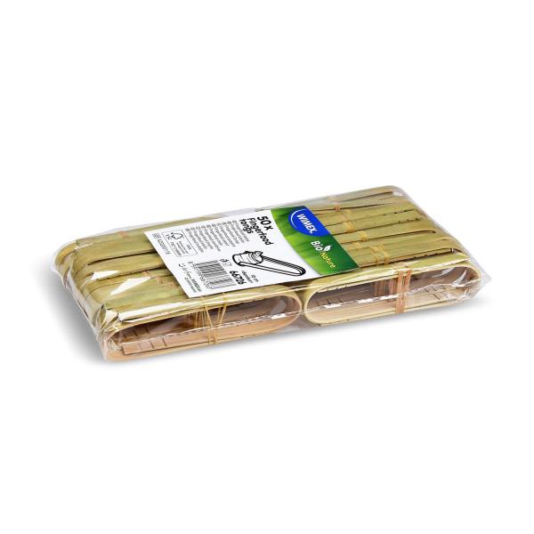Fingerfood-Zange (aus Bambus FSC 100%) 10cm [50 St.]