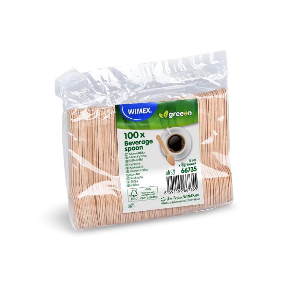 Kaffeelöffel (aus Holz FSC 100%) 11cm [100 St.]