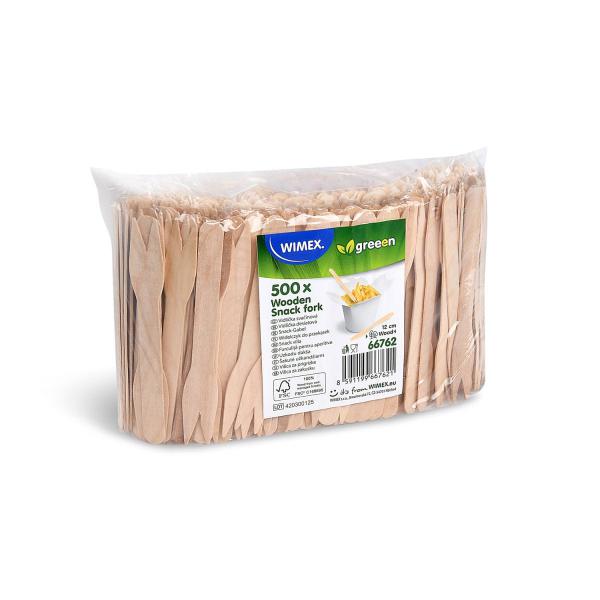 Snack-Gabel (aus Holz FSC 100%) 12cm [500 St.]