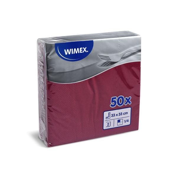 Serviette 2-lagig bordeaux 33 x 33 cm [50 St.]
