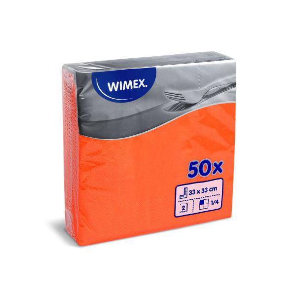 Serviette 2-lagig orange 33 x 33 cm [50 St.]
