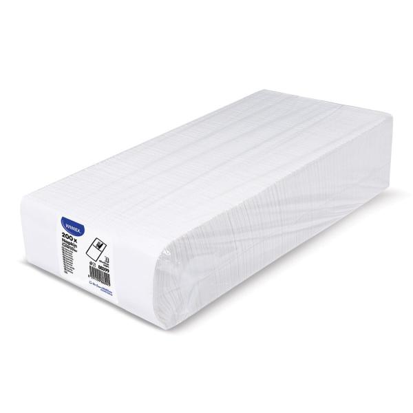 Serviette CutleryStar 3-lagig weiß 40 x 40 cm [200 St.]