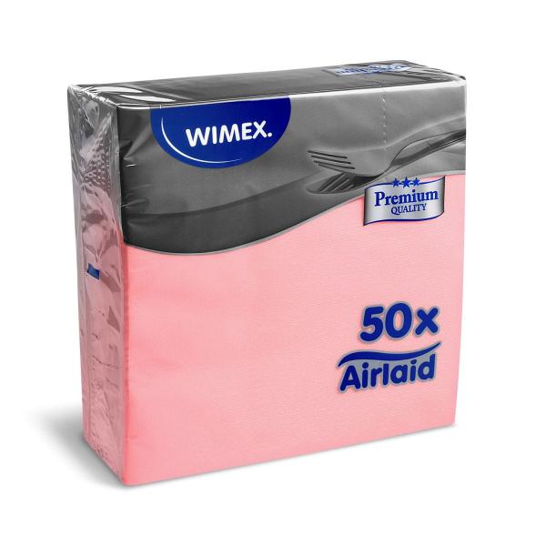 Serviette PREMIUM rosa 40 x 40 cm [50 St.]