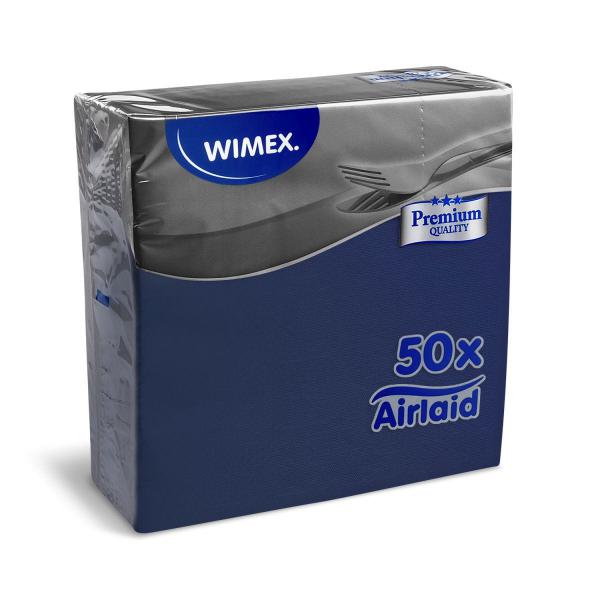 Serviette PREMIUM dunkelblau 40 x 40 cm [50 St.]