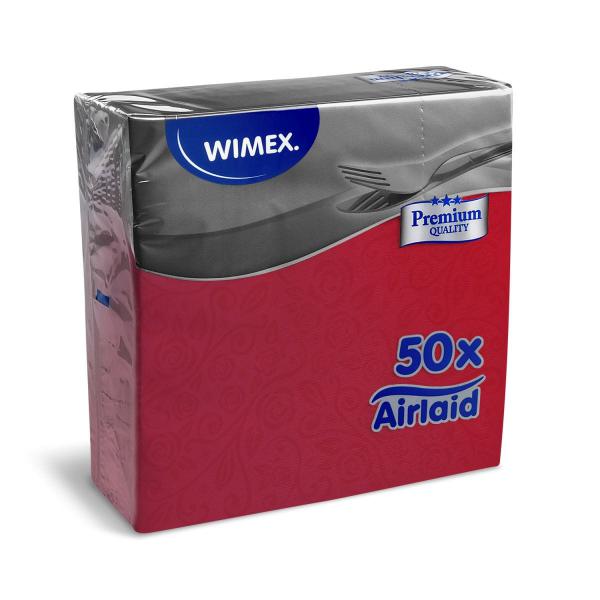 Serviette PREMIUM Dekor-R rot 40 x 40 cm [50 St.]