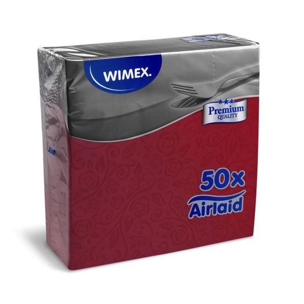 Serviette PREMIUM Dekor-R bordeaux 40 x 40 cm [50 St.]
