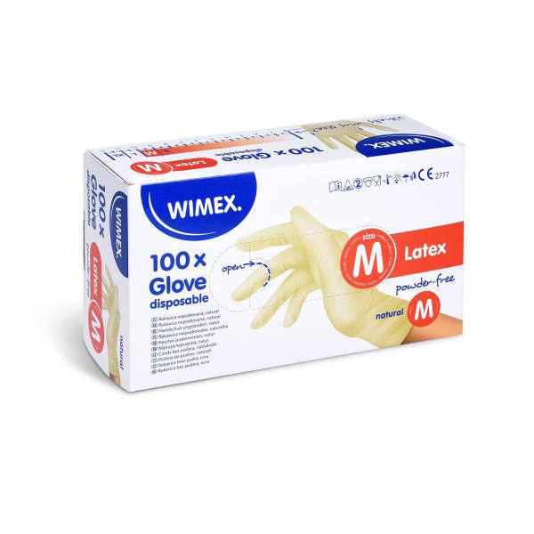 Handschuh (Latex) ungepudert natur `M` [100 St.]