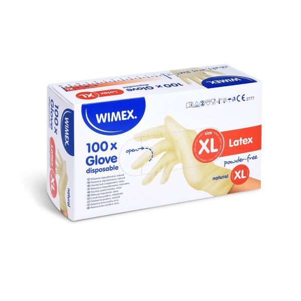 Handschuh (Latex) ungepudert natur `XL` [100 St.]