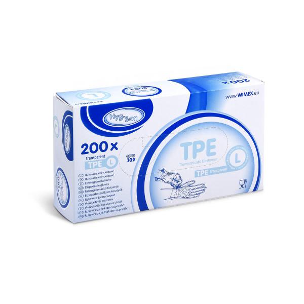 Handschuh (TPE) Einweg transparent `L` [200 St.]