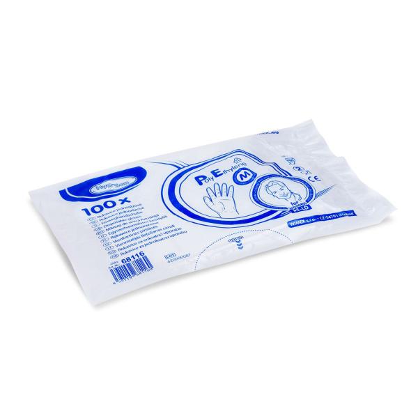 Handschuh (LDPE) Einweg transparent `M` [100 St.]
