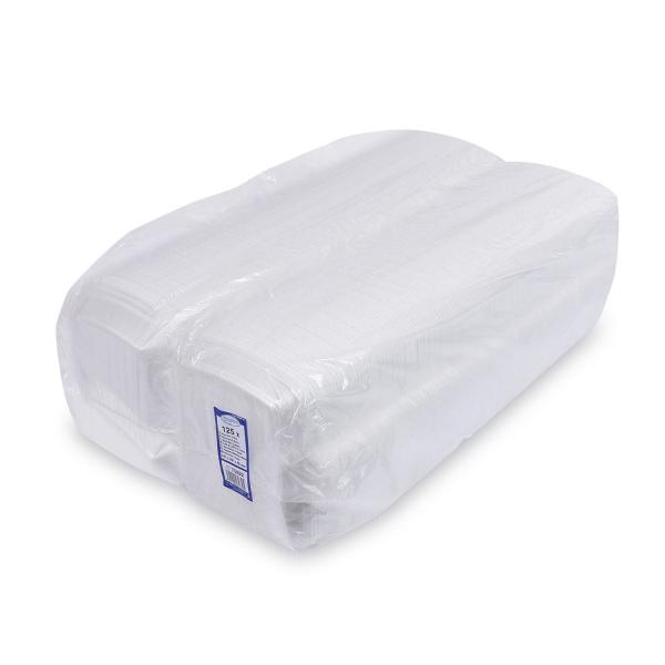 Menü-Box (XPS) 2-geteilt weiß 241 x 207 x 69 mm 600ml [125 St.]