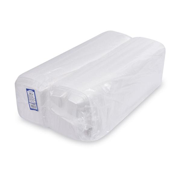Menü-Box (XPS) 3-geteilt weiß 241 x 207 x 69 mm 570ml [125 St.]