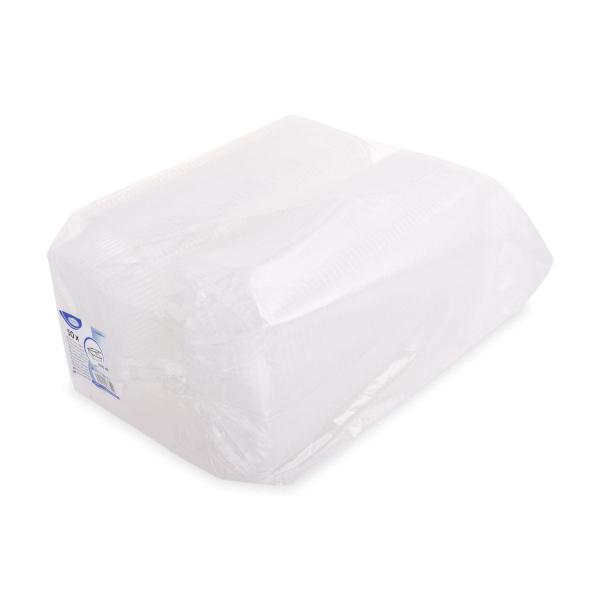 Feinkostbecher (PP) mit Deckel oval klar 1000ml [50 St.]