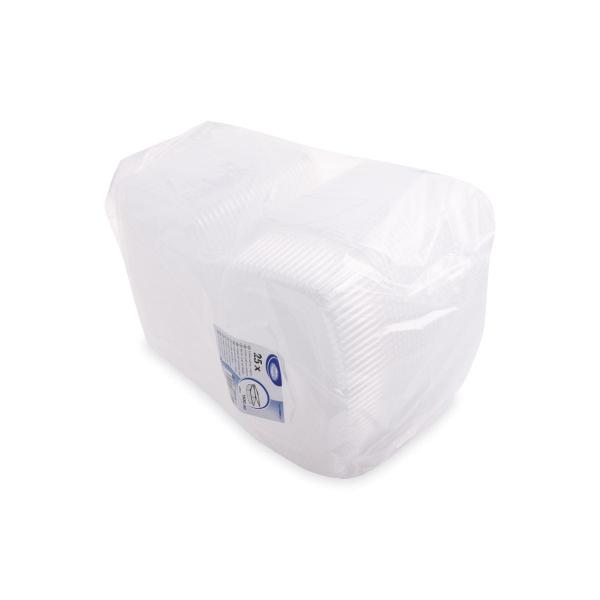 Feinkostbecher (PP) mit Deckel oval klar 1500ml [25 St.]