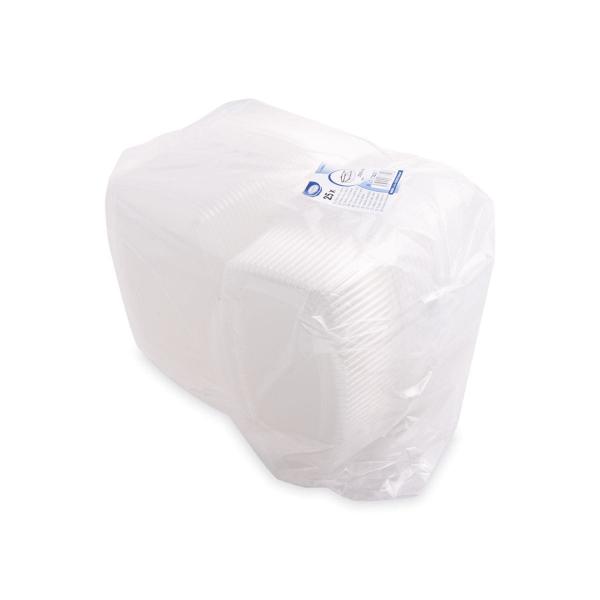 Feinkostbecher (PP) mit Deckel oval klar 2000ml [25 St.]