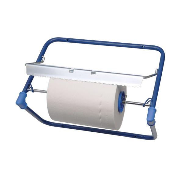 Putztuchabroller aus Metall für Wandmontage blau [1 St.]