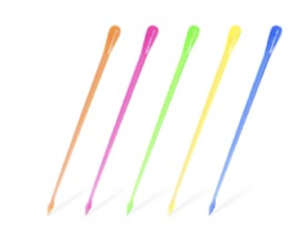 Kunststoff-Picker (PS) Party bunt gemischt 9cm [1000 St.]