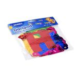 Girlande (PAP/ALU) "HAPPY BIRTHDAY" 11cm x 1,5m [1 St.]