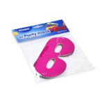 Maske (PAP) bunt gemischt 16 x 7,3 cm [6 St.]