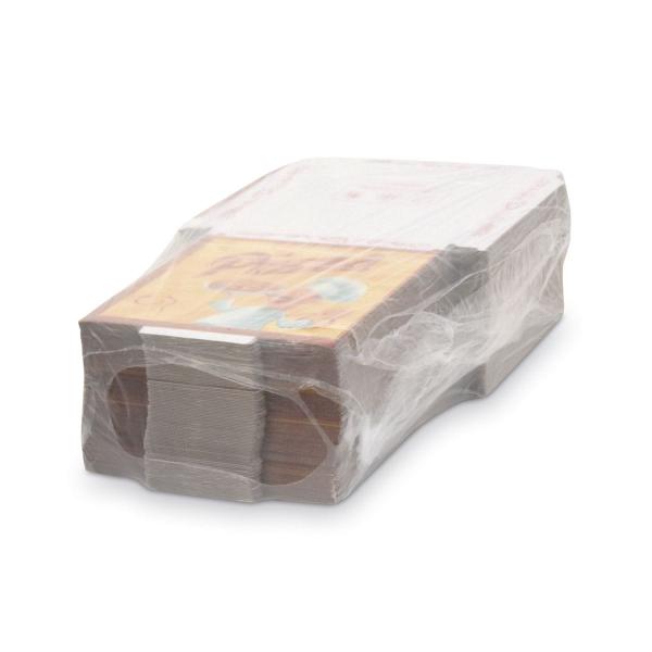 Pizzakarton (aus Mikrowellpappe) C4 weiß bedruckt 29,5 x 29,5 x 3 cm [100 St.]