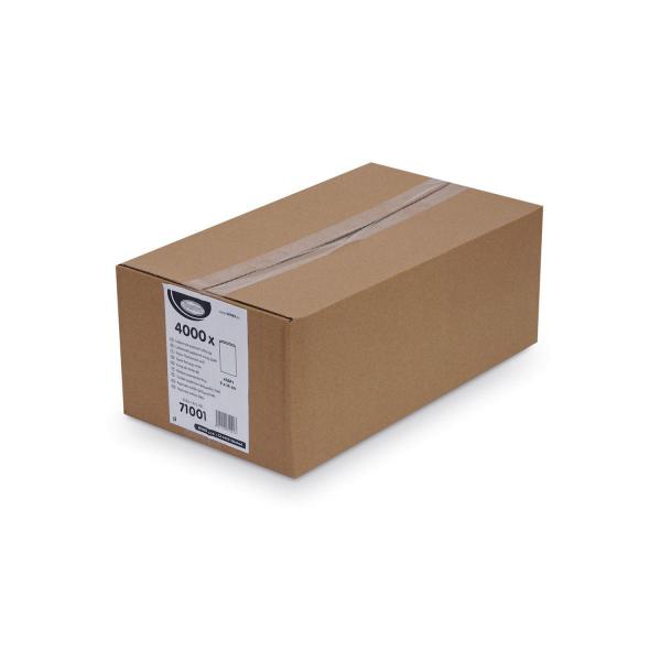 Papier Flachbeutel weiß 9 x 14 cm [4000 St.]