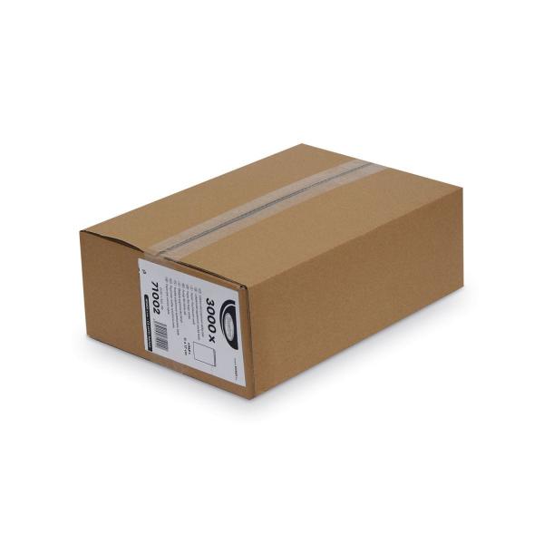 Papier Flachbeutel weiß 11 x 17 cm [3000 St.]