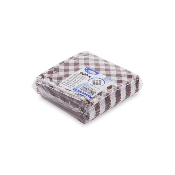 Papierbeutel Karo 14 x 14 cm [500 St.]