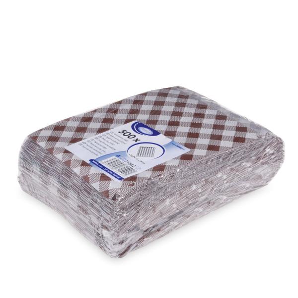 Papierbeutel Karo 14 x 19 cm [500 St.]