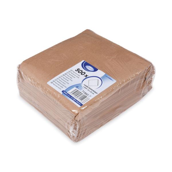 Papierbeutel braun 16 x 16 cm für Burger/Kebap [500 St.]