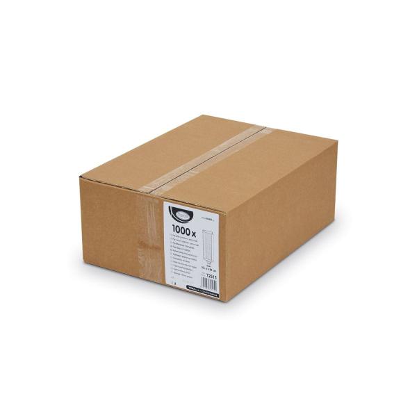 Papier Faltenbeutel mit Fenster 9cm 15+6 x 29 cm [1000 St.]