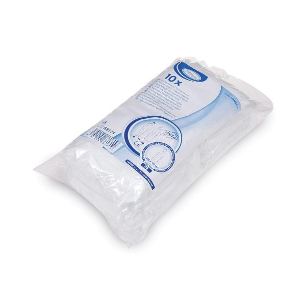 Besucherkittel / Regenmantel (LDPE) mit Kapuze [10 St.]